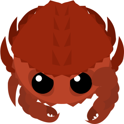 Ability Crabsmashskin - Mope Io King Crab Png (500x500)