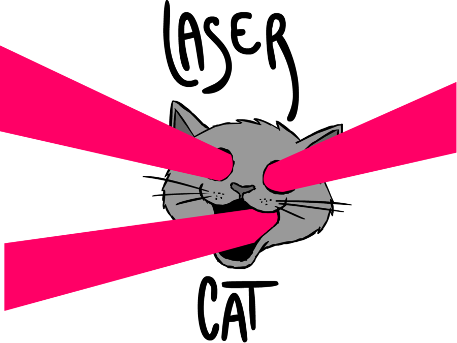 Shrine Of Laser Cats - Laser Cat Png (900x675)