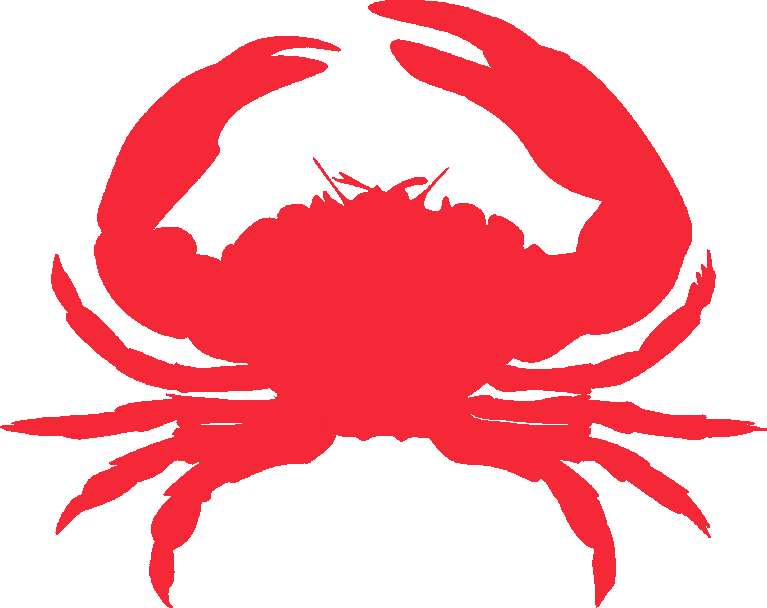 Red Crab Clipart (767x608)
