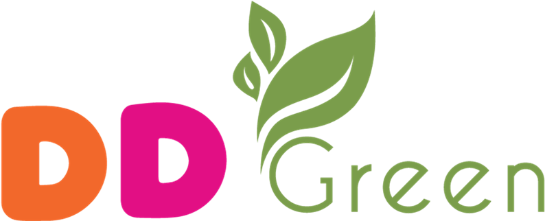 Dd Green Logo - Dunkin Donuts Social Responsibility (800x321)