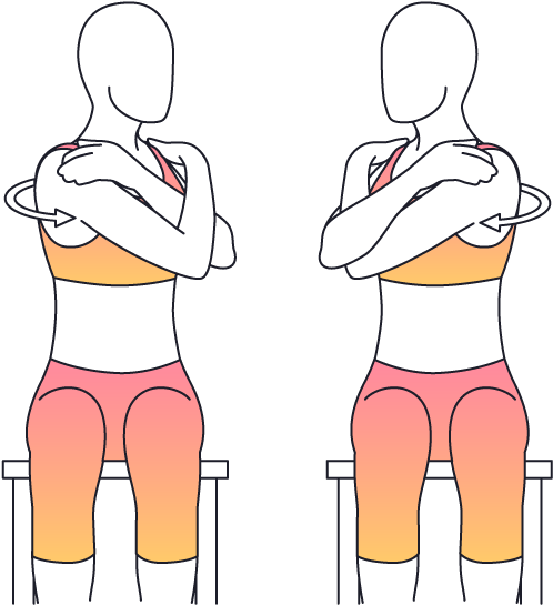 Begin Sitting In A Chair With Your Arms Crossed - Physera (640x640)