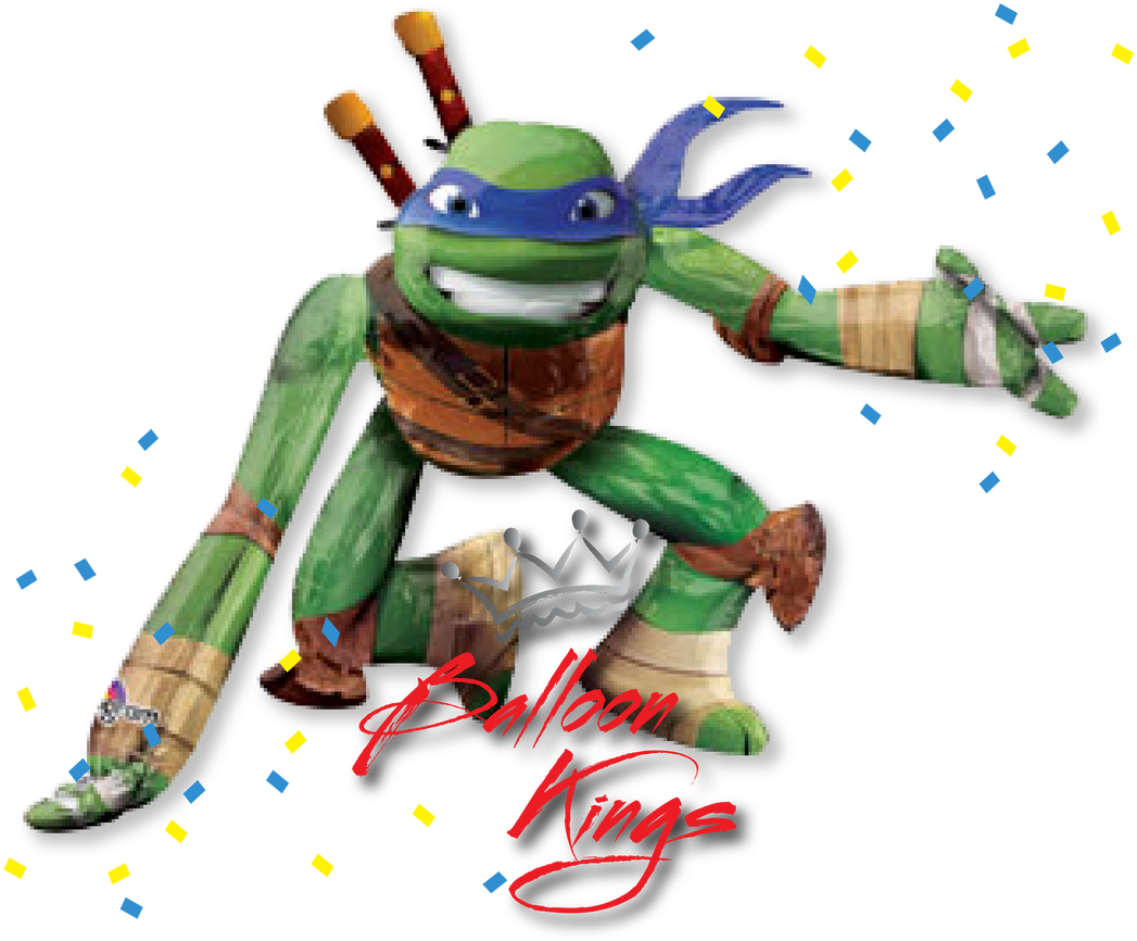 Ninja Turtles Leonardo Airwalker - Teenage Mutant Ninja Turtles Airwalker Balloon. (1280x1280)