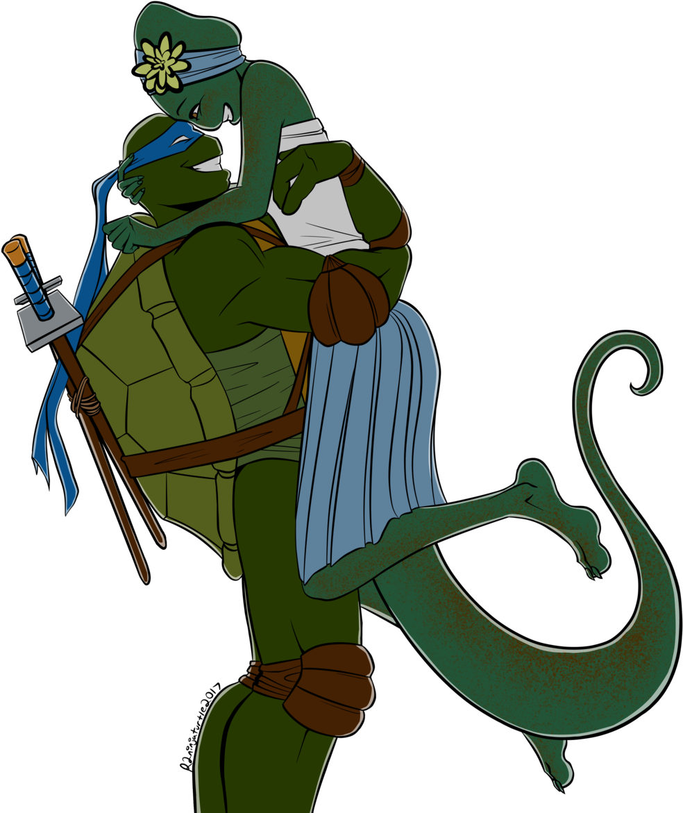 Commission- Leonardo And Georgia By R2ninjaturtle - Leonardo Dicaprio (1024x1195)
