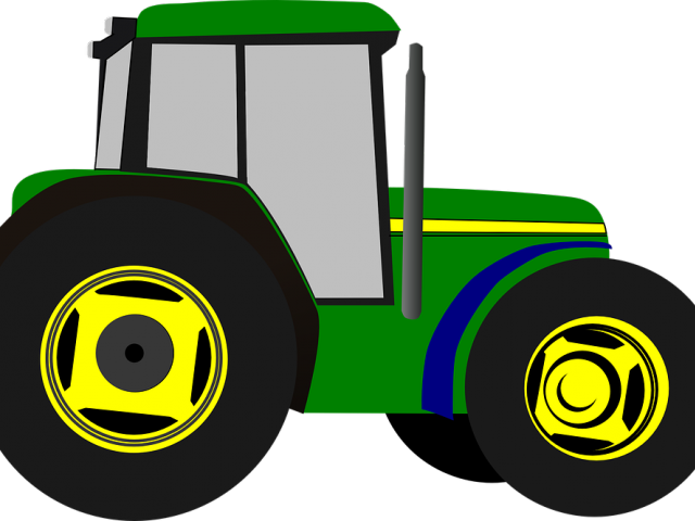 Cartoon Pictures Of Tractors - Tractor Vector (640x480)
