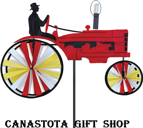 23" Old Tractor Red Tractor Spinners Upc - 25951 (512x512)