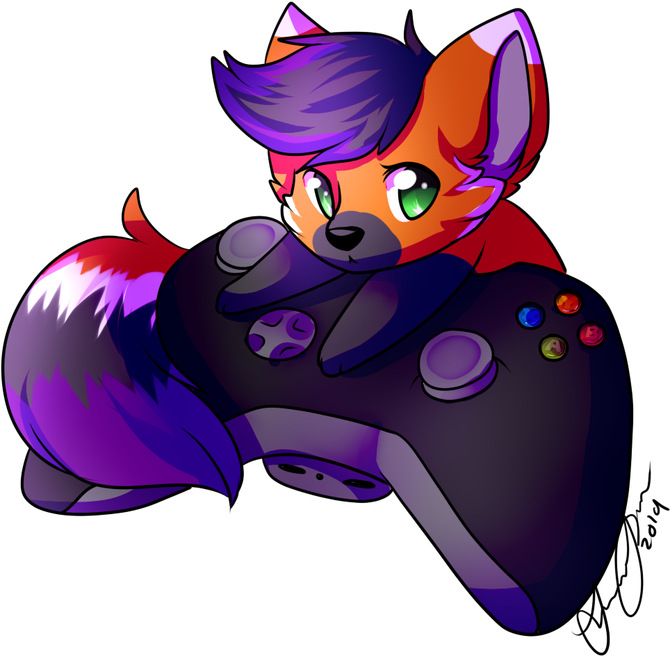 Xbox Gamer By Freeze-pop88 - Cartoon (1048x1023)