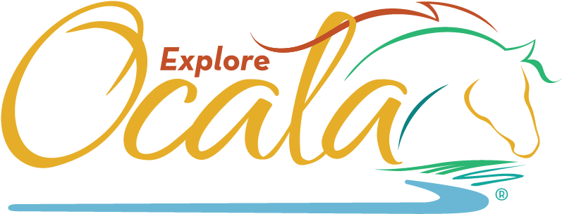 Ocala Marion County Visitors - Horse Head Line Drawing (833x329)