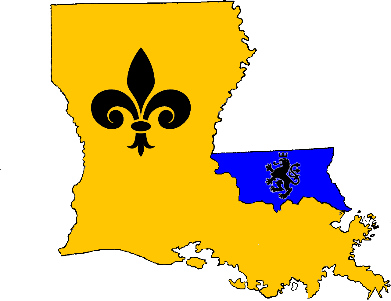 When Thomas Jefferson Negotiated The Louisiana Purchase - Fleur De Lis Clip Art (1365x1060)
