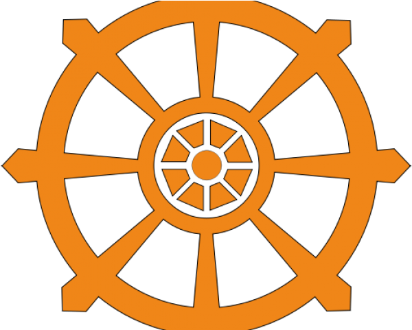 Dharma Clipart Hinduism - Dharma Wheel (640x480)