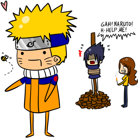 By Lissyfishy By We Hate Sasuke Club - Cartoon (500x500)