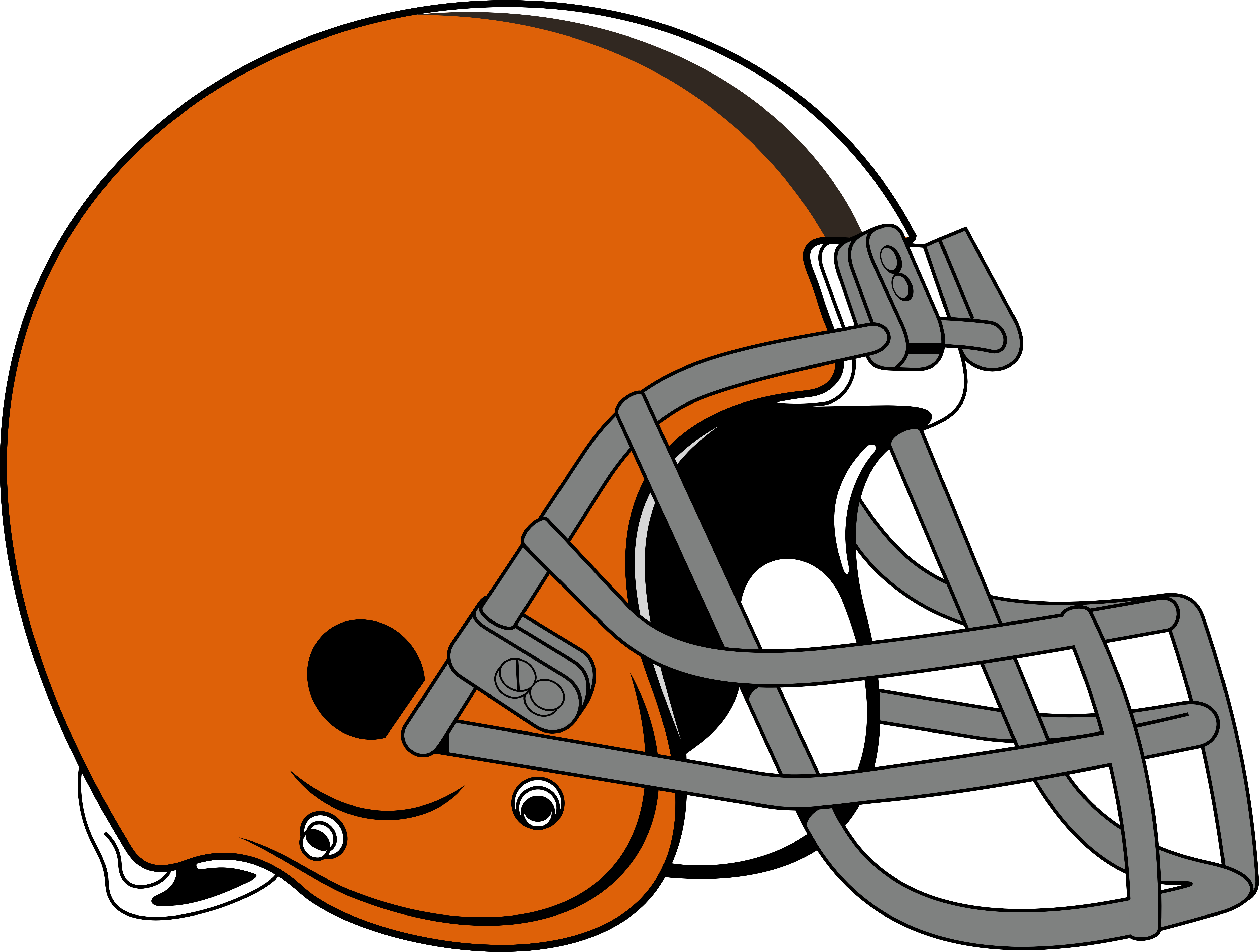 Cleveland Browns Logo Helmet - Cleveland Browns Logo Png (5000x3782)