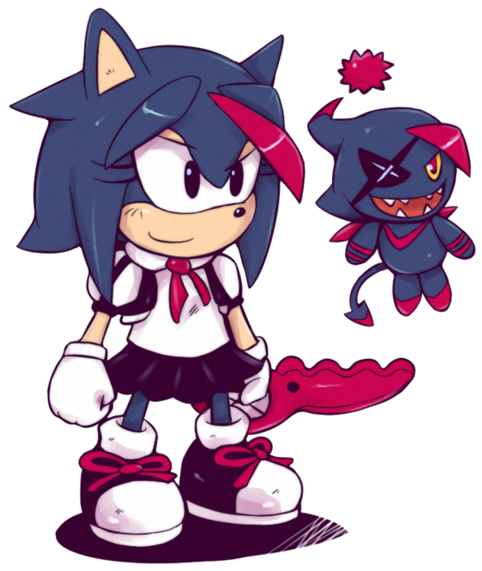 Vexil The Varmint Freshy The Chao By Cylent-nite - Kill La Kill Sonic (894x894)