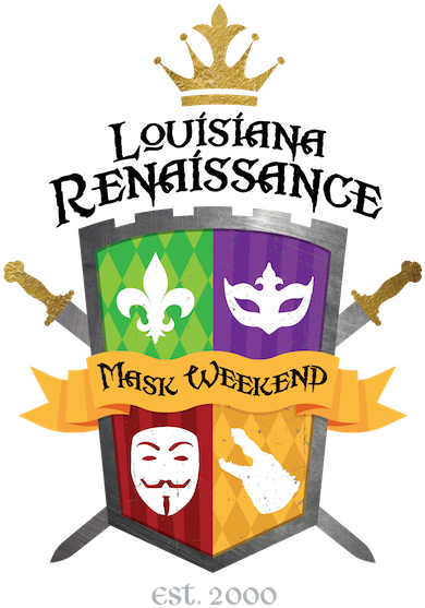 Mask Weekend Theme Logo - Logo (396x566)