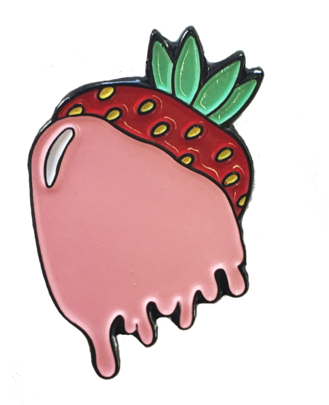 Soft Enamel Rubber Backing - Illustration (539x600)