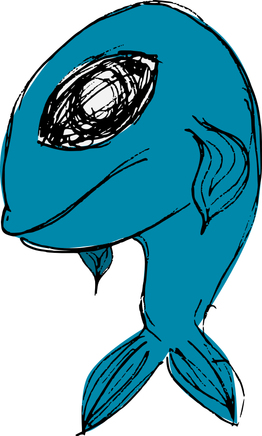 Toon Fish Clipart, Vector Clip Art Online, Royalty - Clip Art (540x900)