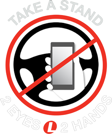 Lear Corporation Is Taking A Stand Against Distracted - Circle (393x472)
