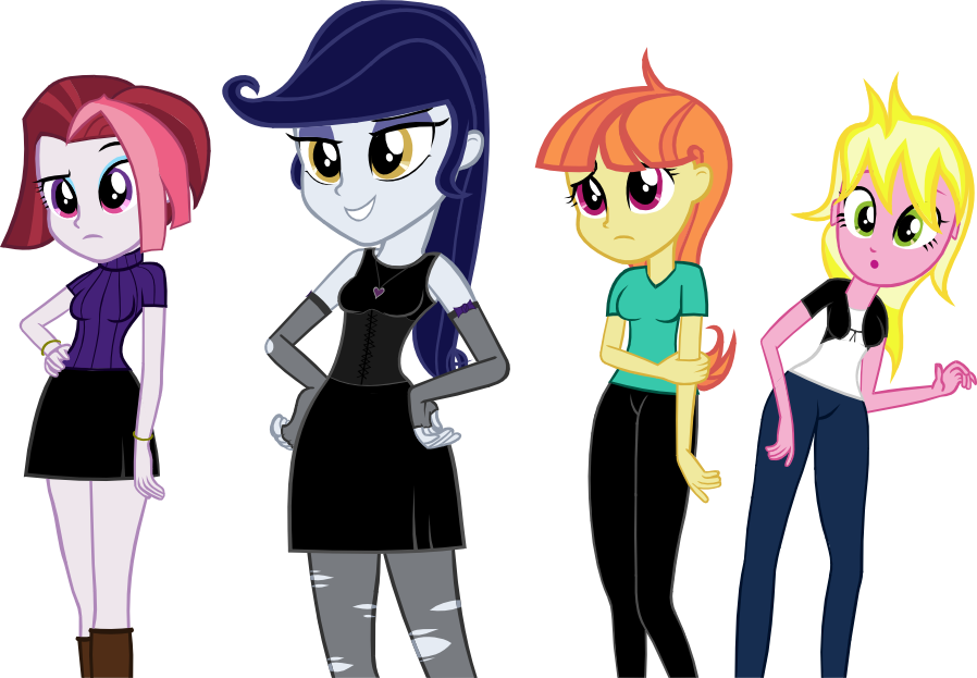 Ironm17, Canterlot Boutique, Cayenne, Citrus Blush, - Moonlight Raven And Sunshine Smiles (898x623)