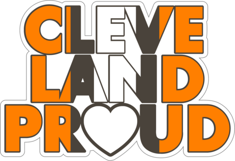 Cleveland Proud 5" Wide Browns Magnet - Cleveland Browns (480x330)