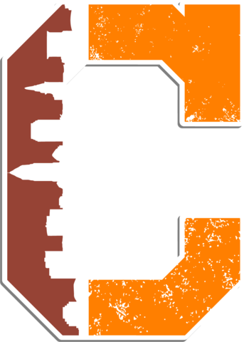 Skyline Vert C Browns 6" Tall Magnet - Illustration (343x480)