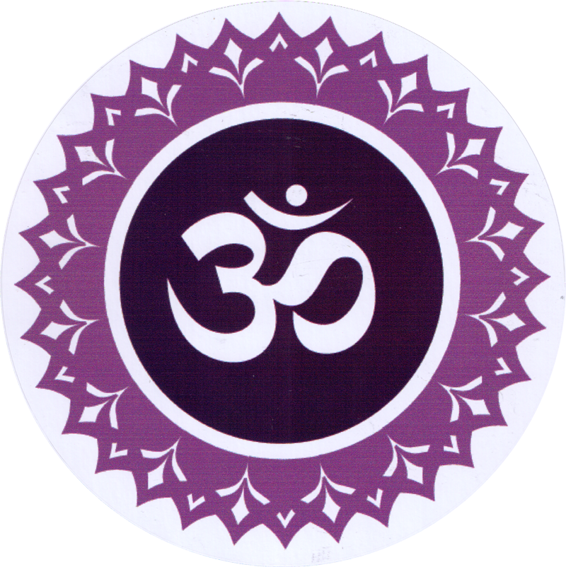 Window Sticker / Decal - Crown Chakra (800x802)