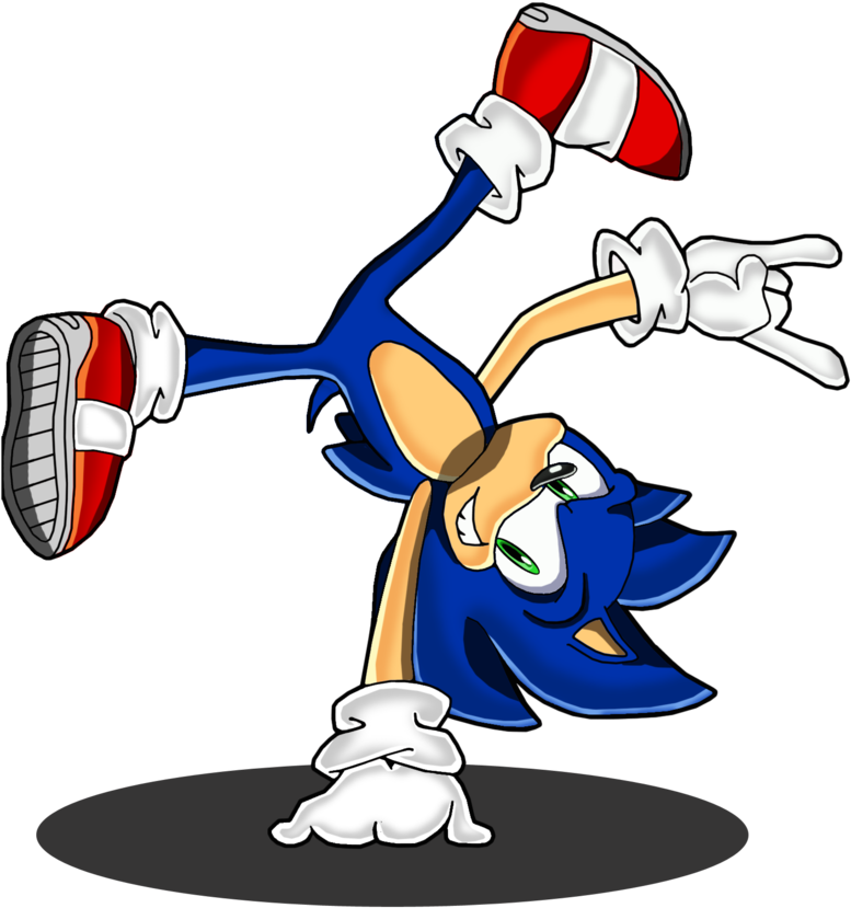 Break Dance By Xrubimalonex - Sonic The Hedgehog Dance (800x981)