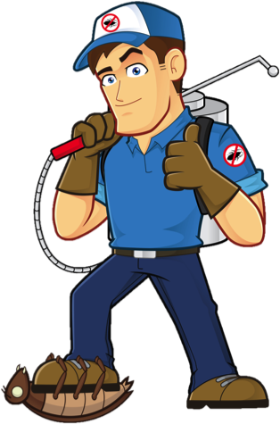 Resolute Pest Control, Llc Was Established In 1994 - Pest Control Man Clipart (473x526)