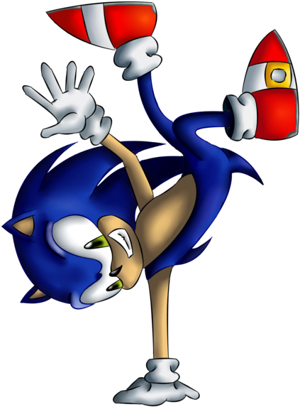 Sonic Break Dance By Lightnning - Sonic Break Dance Png (900x675)