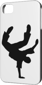 Breakdance Dancer Moves Freeze Clipart Music Dance - Breakdance Dancer Phone Case - Iphone 5c (378x378)