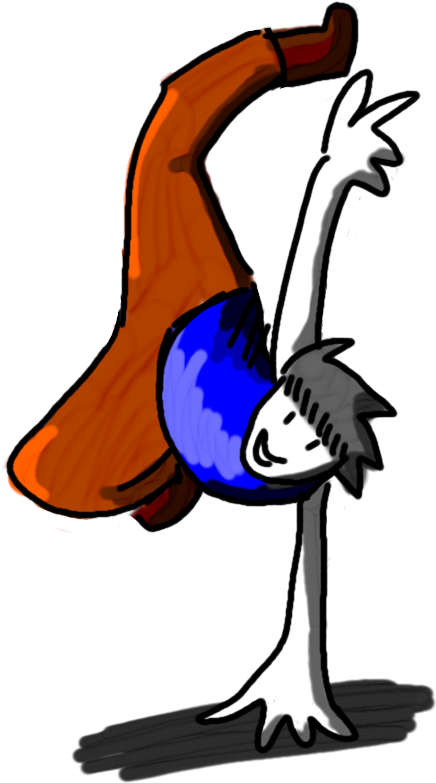 Breakdance, Cartoon By Potchin - Breakdancing Cartoon Png (480x800)