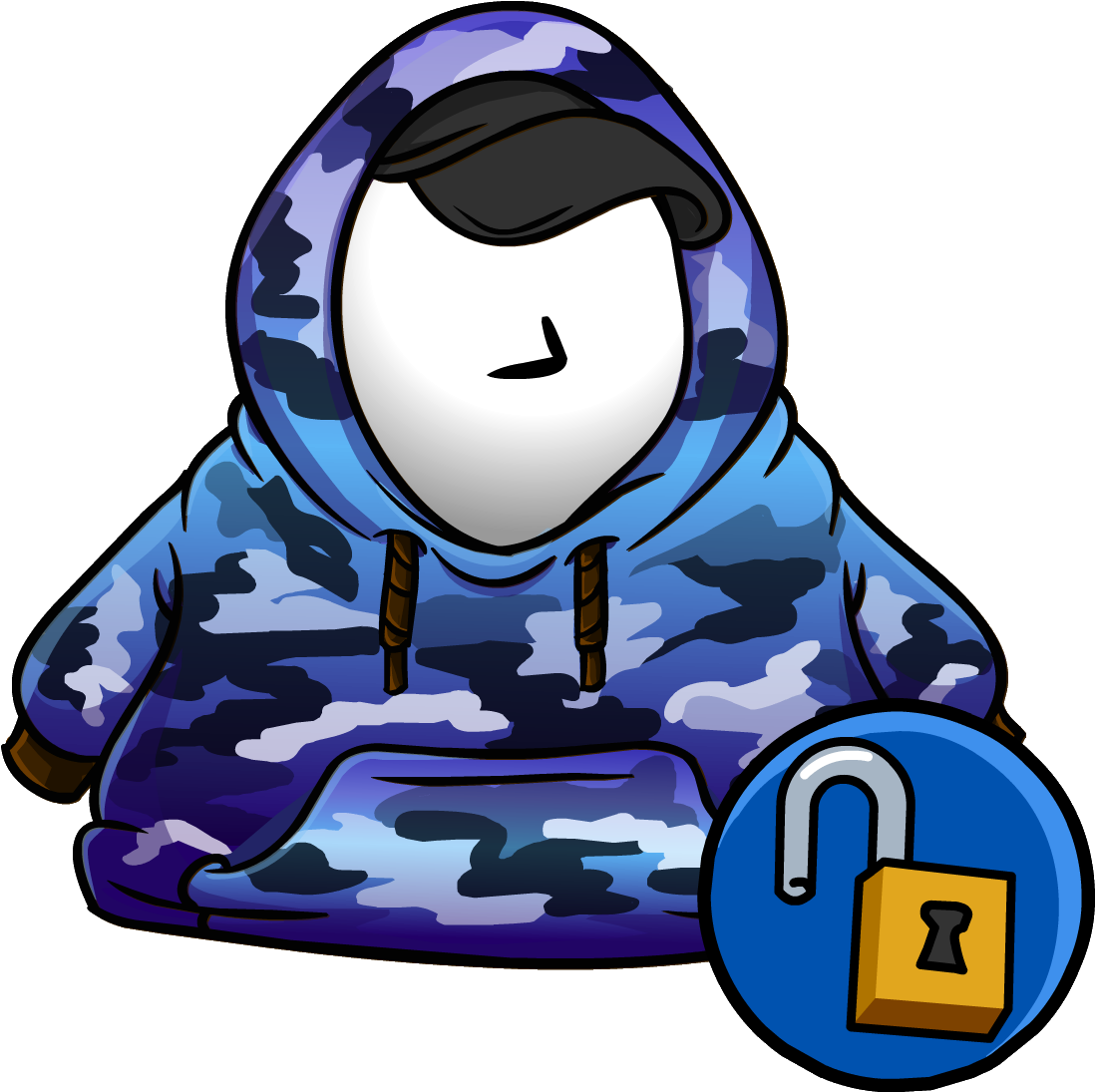 Blue Hip Hop Hoodie - Club Penguin Hoodie Codes (1125x1117)