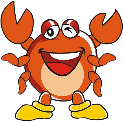 Cartoon Crab Material - Cartoon Crab Material (553x654)