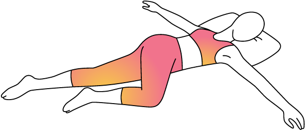 Lie On Your Back With Your Arms Spread At Your Sides - Lie On Your Back With Your Arms Spread At Your Sides (640x336)