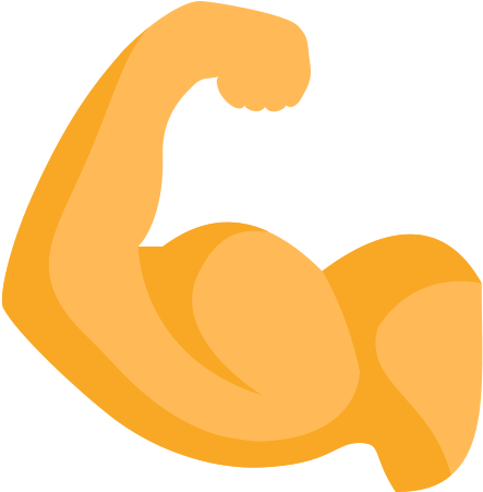 The Icon Is A Picture For The Logo Of Flex Biceps - Flexing Arm Png (540x540)