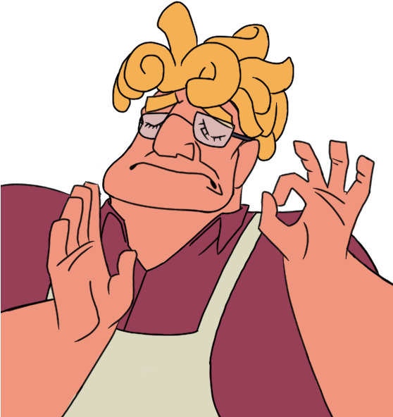 Hair Man Face Finger Facial Expression Hand Skin Cartoon - Just Right Steven Universe (557x605)