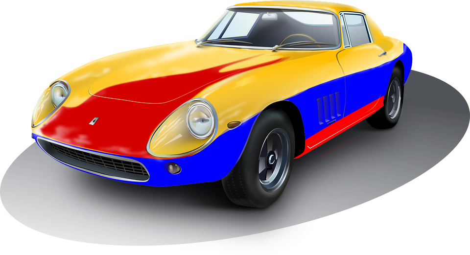 Racing Car Cartoon 24, Buy Clip Art - Sports Car Clipart Free (960x521)
