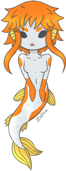 Koi Fish Clipart Many Interesting Cliparts - Clip Art (235x583)