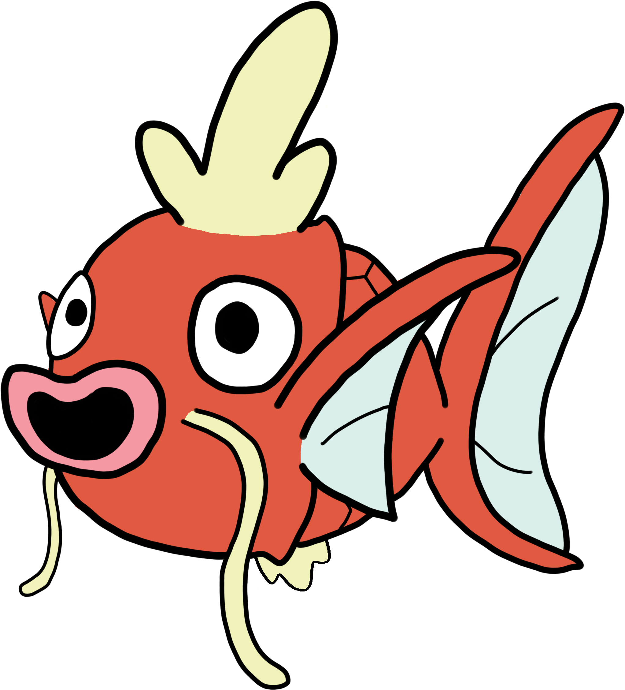 True Despair Has Never Been So Derpy - Magikarp Derp (2121x2325)
