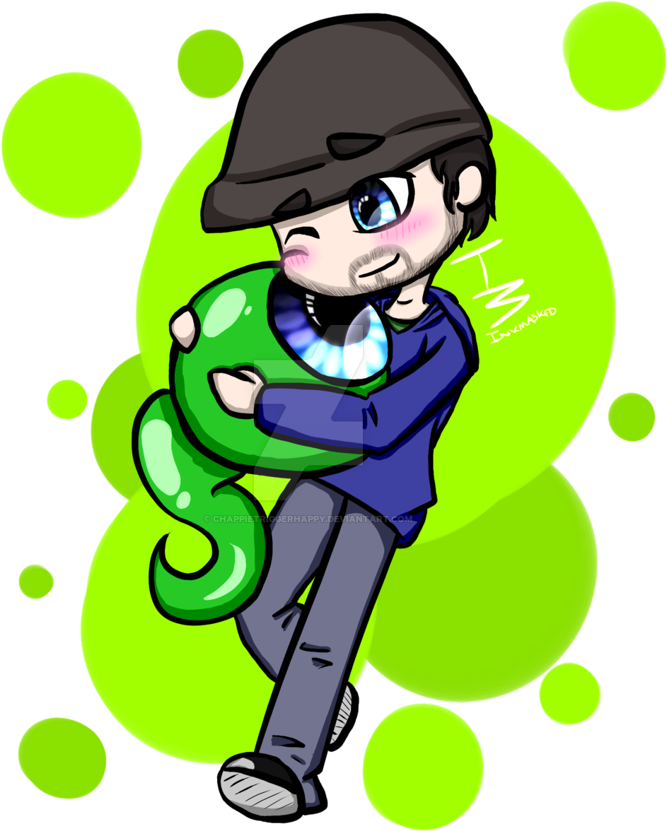 Jacksepticeye Chibi By Chappietriggerhappy Jacksepticeye - Jacksepticeye Fan Art Easy (1024x1205)