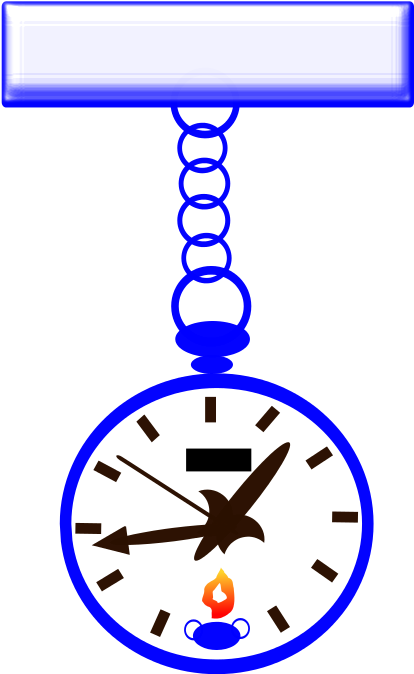 Nurses' Watch - Working Hours Vector (440x677)