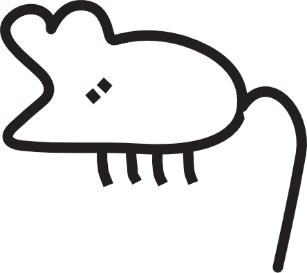 Graffiti Little Mouse Black White Line Art Beta Linkedin - Graffiti Little Mouse Black White Line Art Beta Linkedin (444x395)