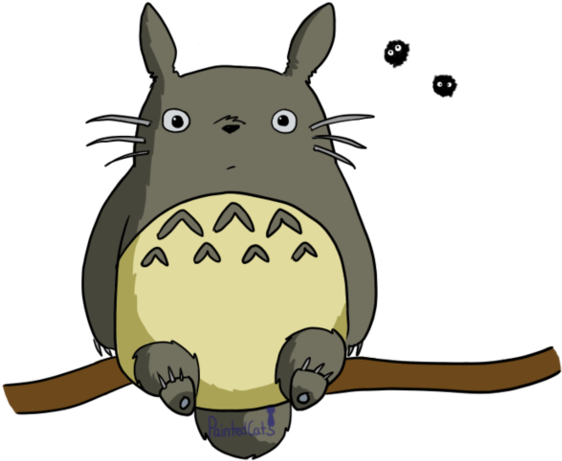 Totoro By Paintedcats-d65susj - Handmade Earrings With Picture From "my Neighbor Totoro" (979x816)