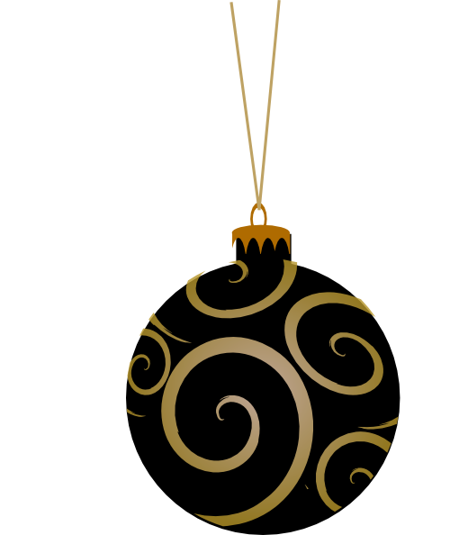 Black And Gold Christmas Baubles (510x594)