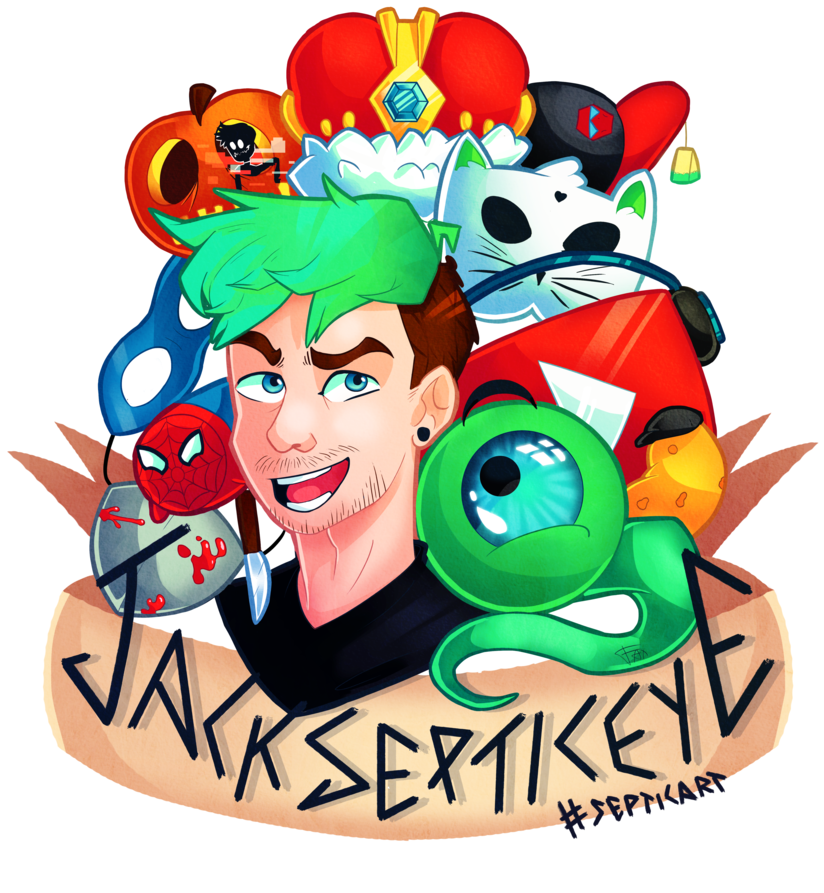 Jack And Friends- Septicart By 30framesxsecond - Jack And Friends- Septicart By 30framesxsecond (871x917)