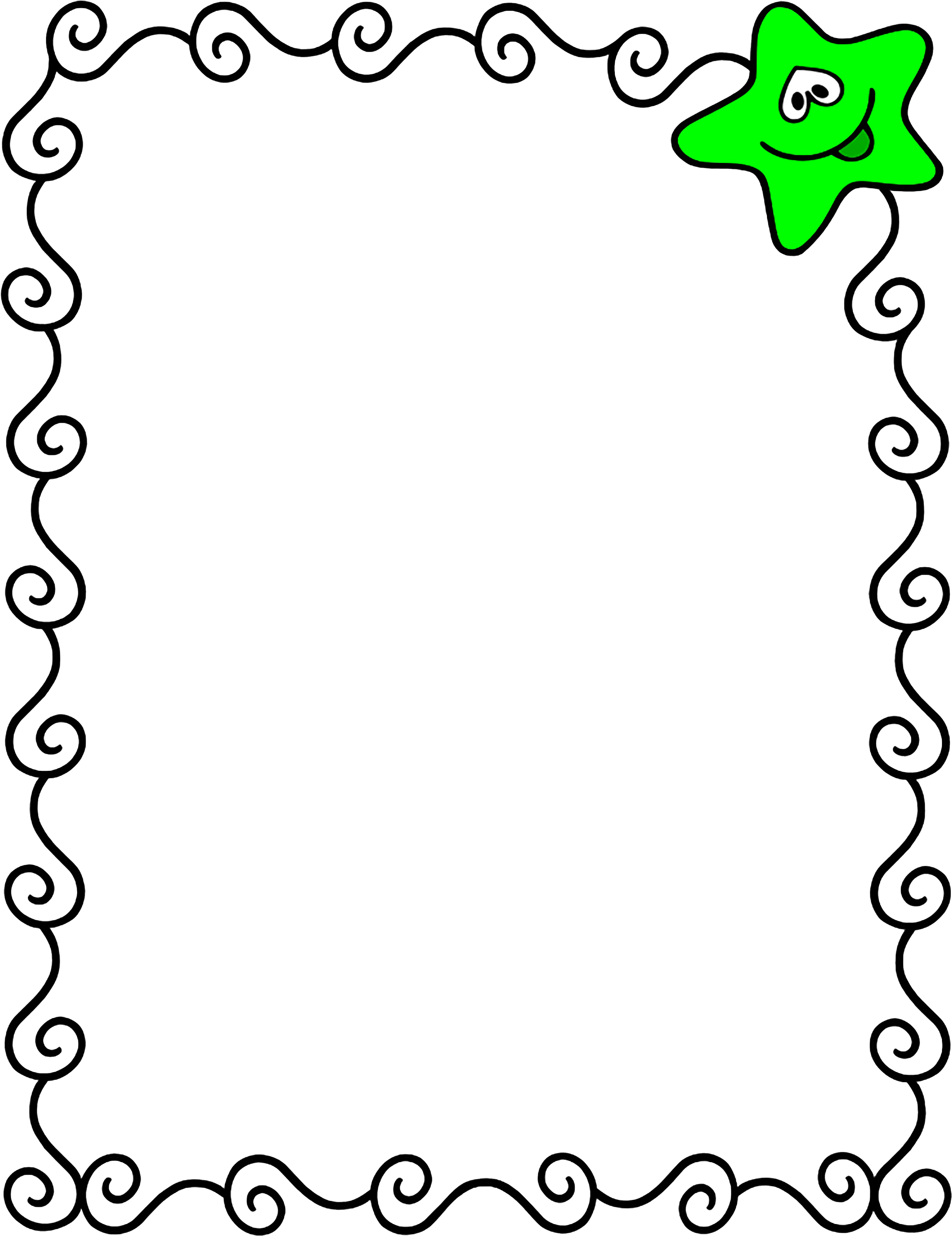 *✿**✿*frame*✿**✿* - Borders And Frames For Kids Clipart (2550x3300)