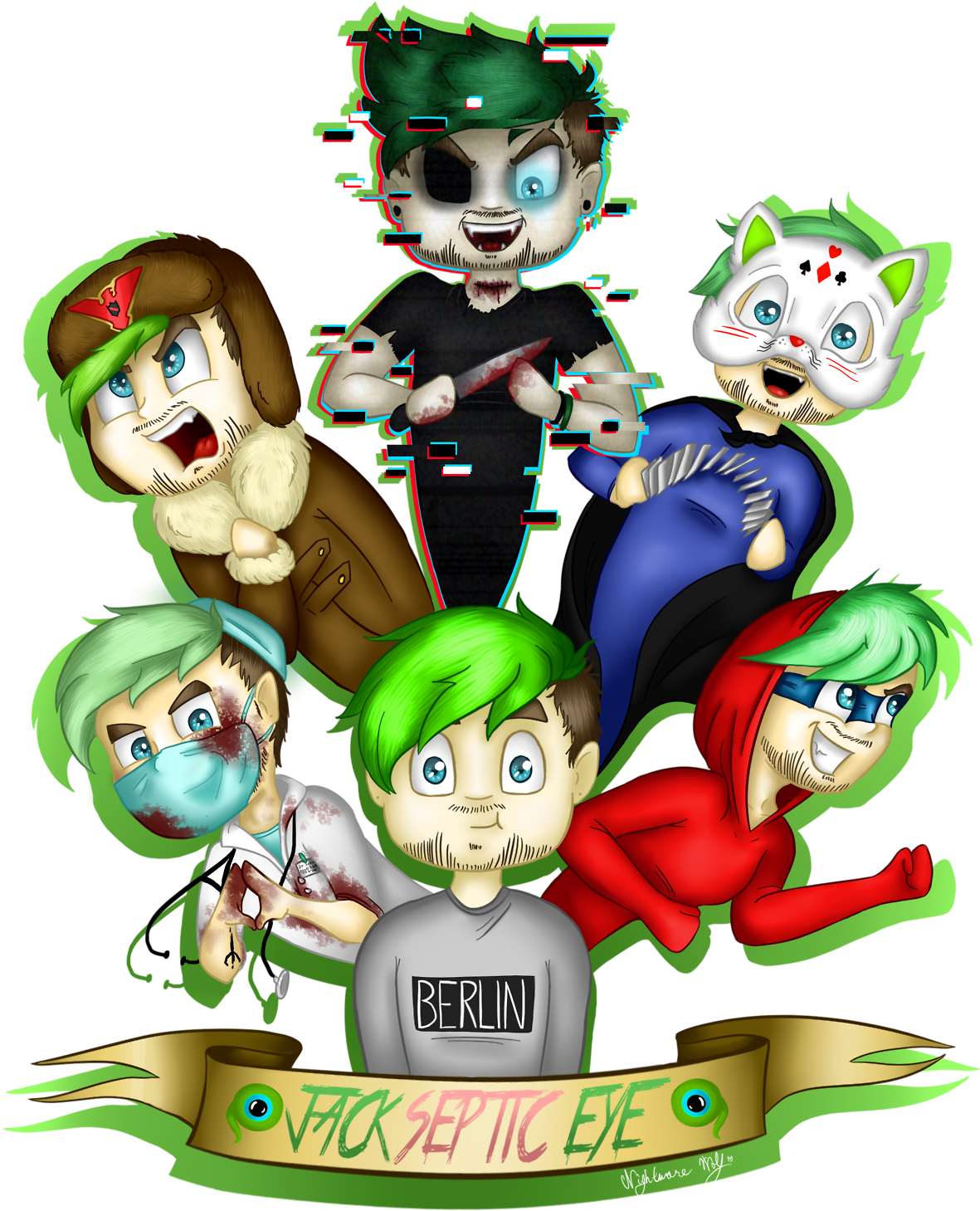 The Many Faces Of Green Bean~ - Schneeplestein And Lil (1280x1600)