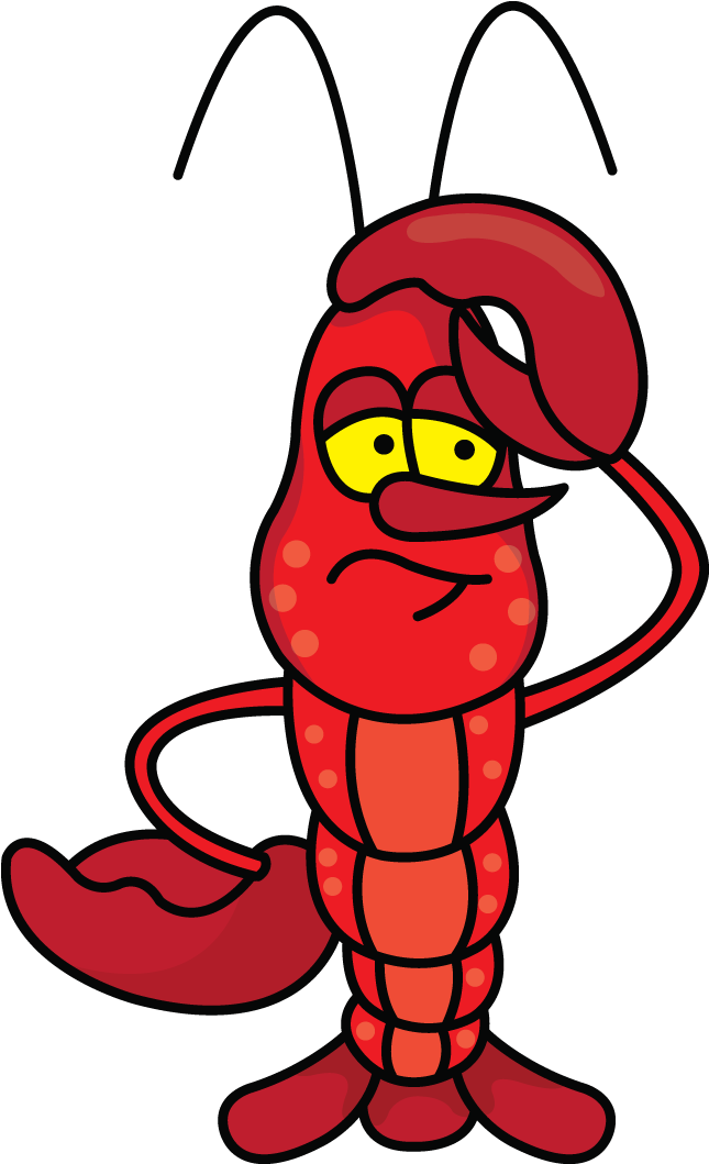 Lobster Clipart Angry - Lobster Drawing (720x1280)