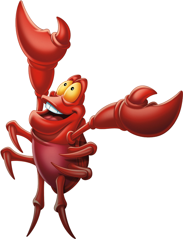 Lobster Clipart Sebastian - Sebastian Little Mermaid (620x800)