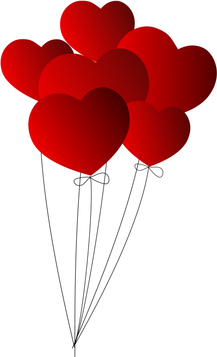 Download Heart Balloon Png Image - Heart Balloon Png (500x733)