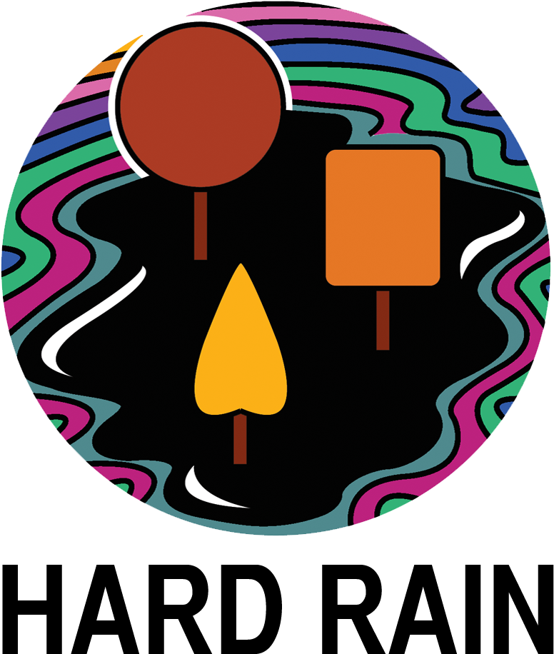 The Idea Behind This Logo Was That Hard Rain, A Song - Poster (800x945)