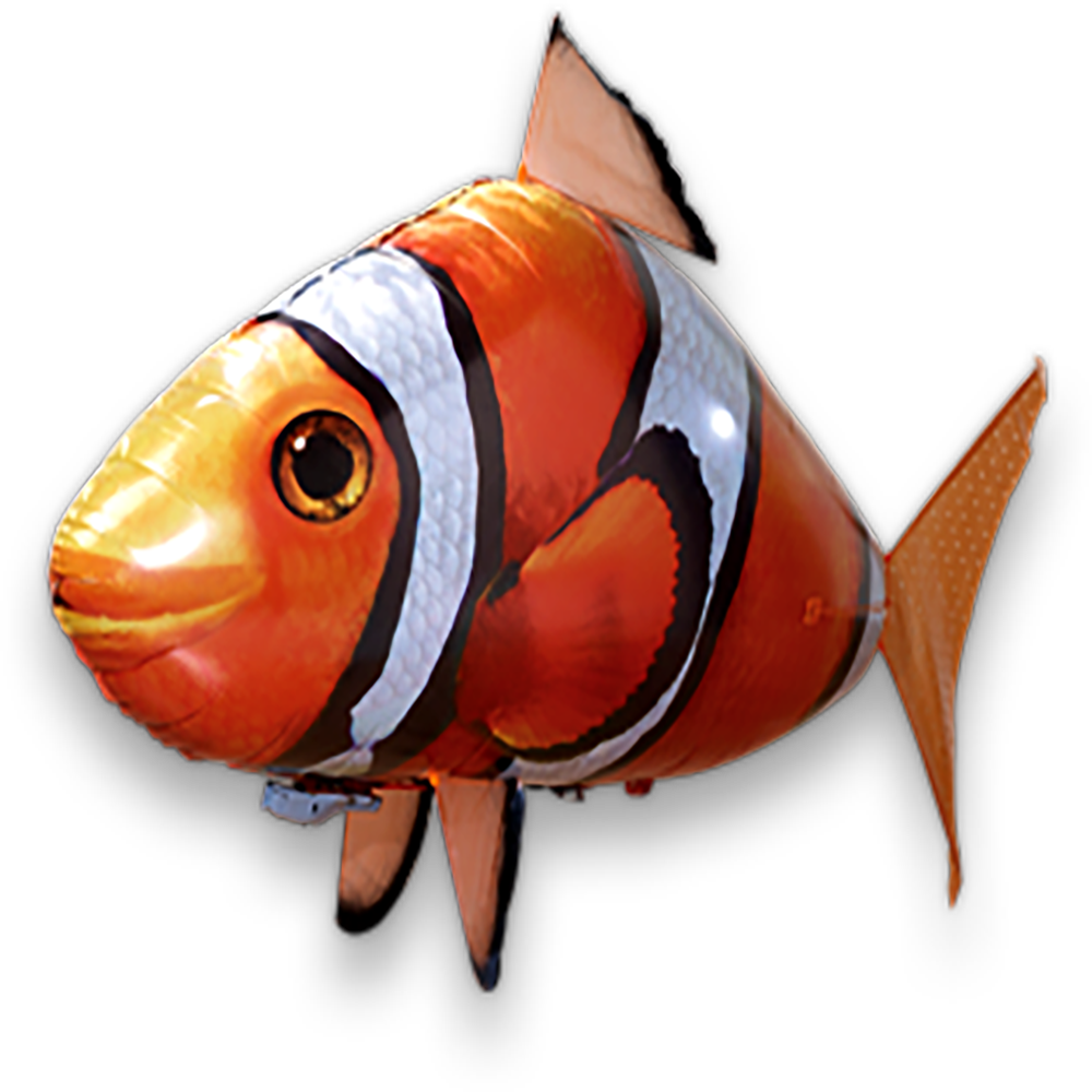 Air Swimmers Remote Control Flying Shark - Air Swimmer Clown Fish (1000x1000)